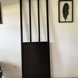 Industrial-style glass roof 240cmx83cm with adjustable feet