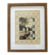 Collage and acrylic frame
