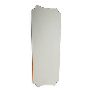 Miroir mural en forme de bouclier, production européenne, années 1930-1940