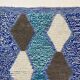 Handmade Moroccan rug, natural wool, 3x2 m.