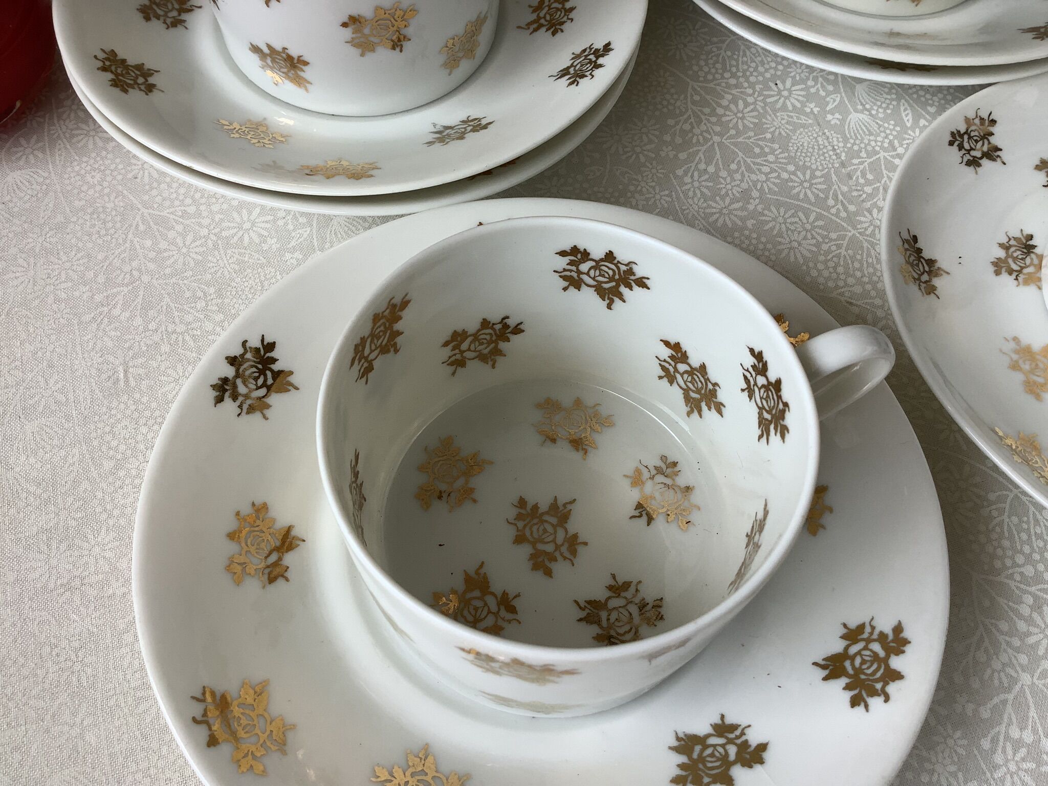 Marcel Chaufriasse Limoges tea cups