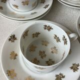 Tasses à thé Limoges Marcel Chaufriasse