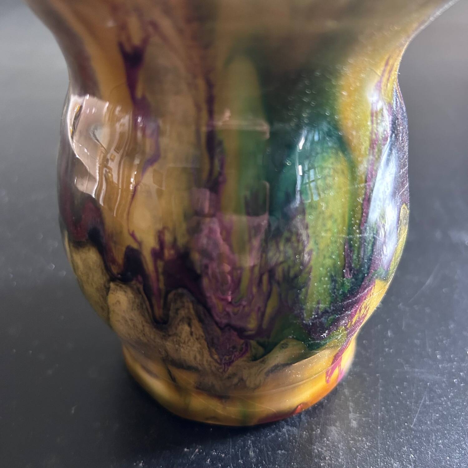 Provençal flamed vase