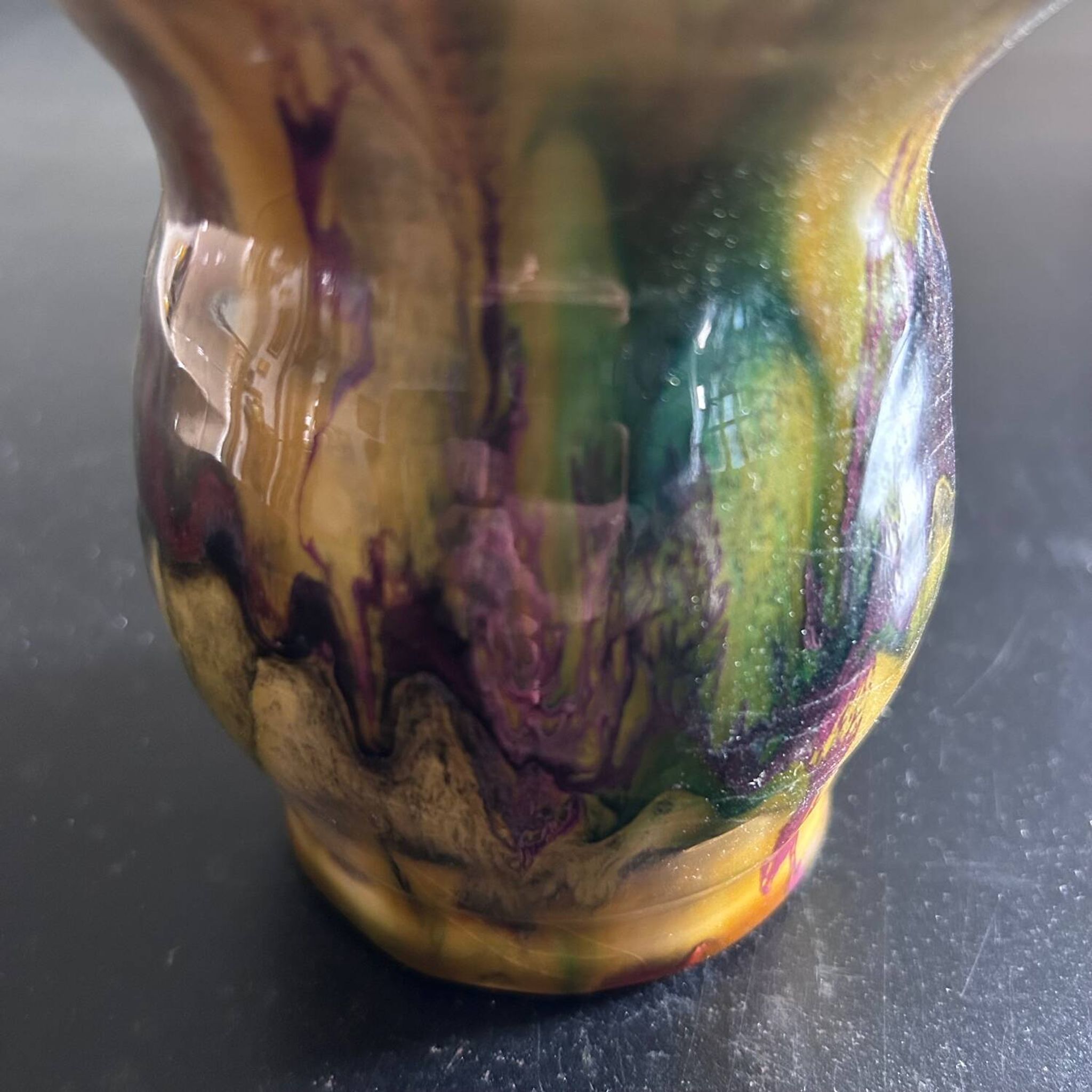 Provençal flamed vase