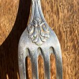 Set of 12 forks and 12 monogram spoons