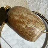 Stoneware foot lamp