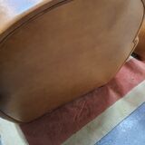 Pair of leather club chairs
