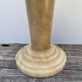 Beige alabaster art deco lamp