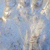 Trinket bowl hand print in 1970s aluminum