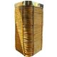 Rattan & Brass Planter | Italy 1970s