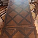 Table and dining chairs