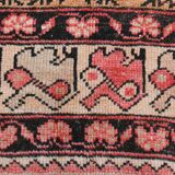 5x9 Red & Cream Antique Vintage Rug 142x267Cm SK 19962