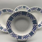 4 Hollow plates Lunéville KG Model "Servange"