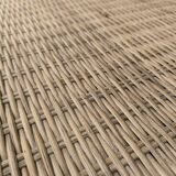Rattan side table