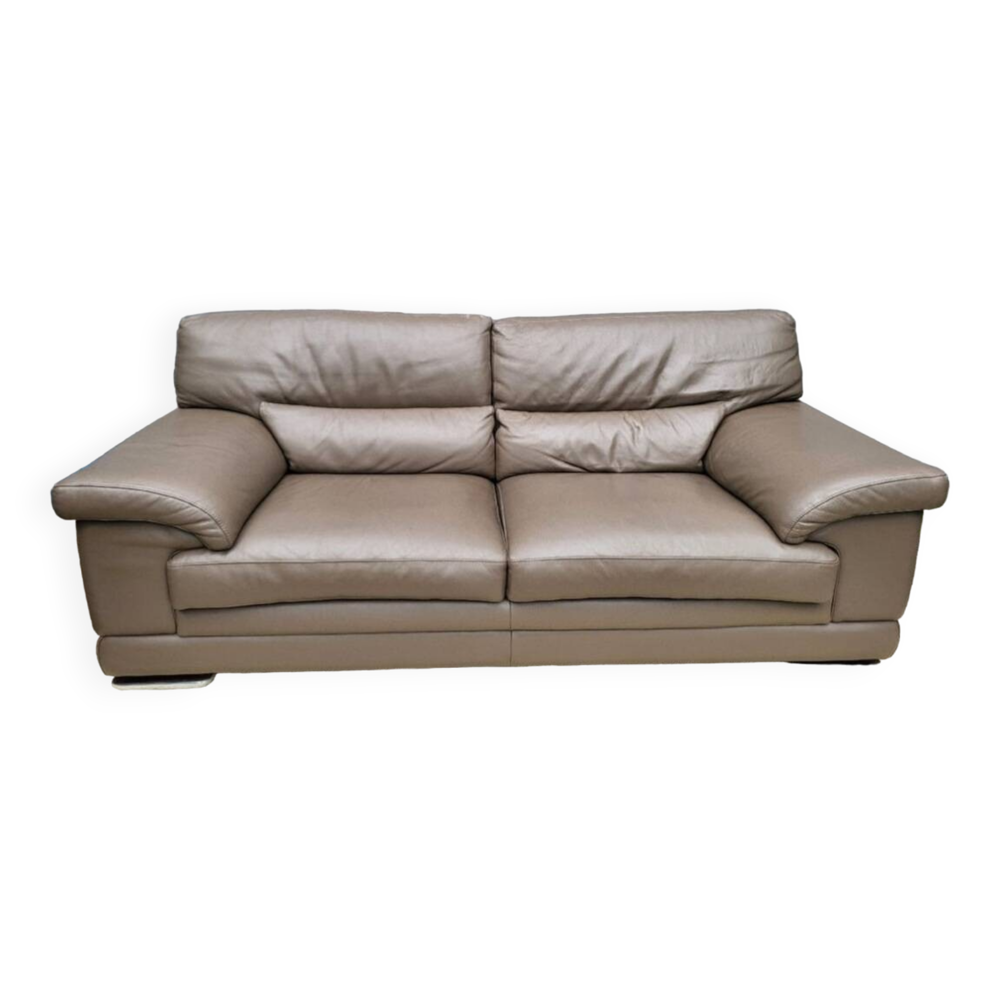 Crozatier leather lounge sofa