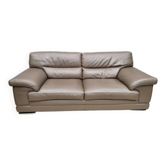 Crozatier lounge leather sofa