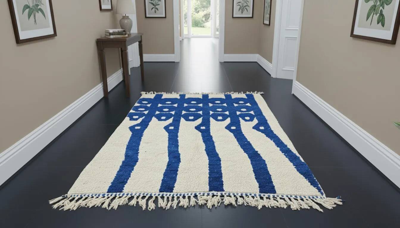 Handmade Berber artisan rug 3x2 m