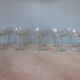Lot de 10 coupes a champagne ancienne en verre taillè