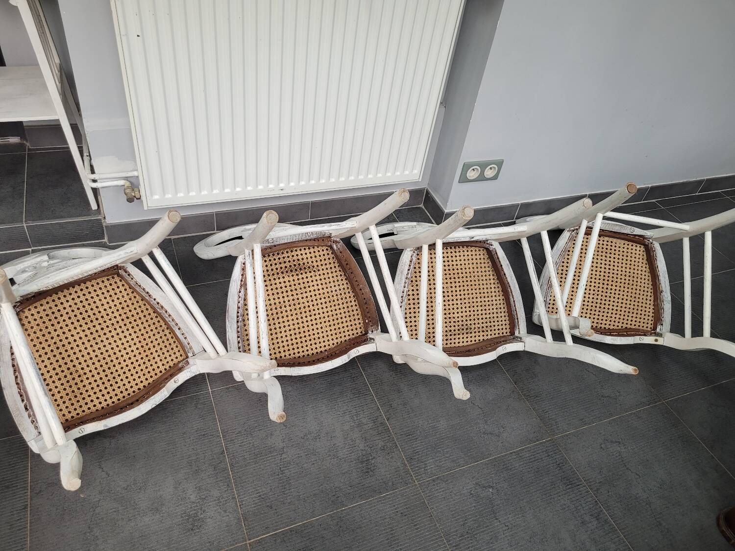 Set of 4 Louis Philippe chairs