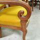 Paire de fauteuils d’époque Empire-Restauration en acajou