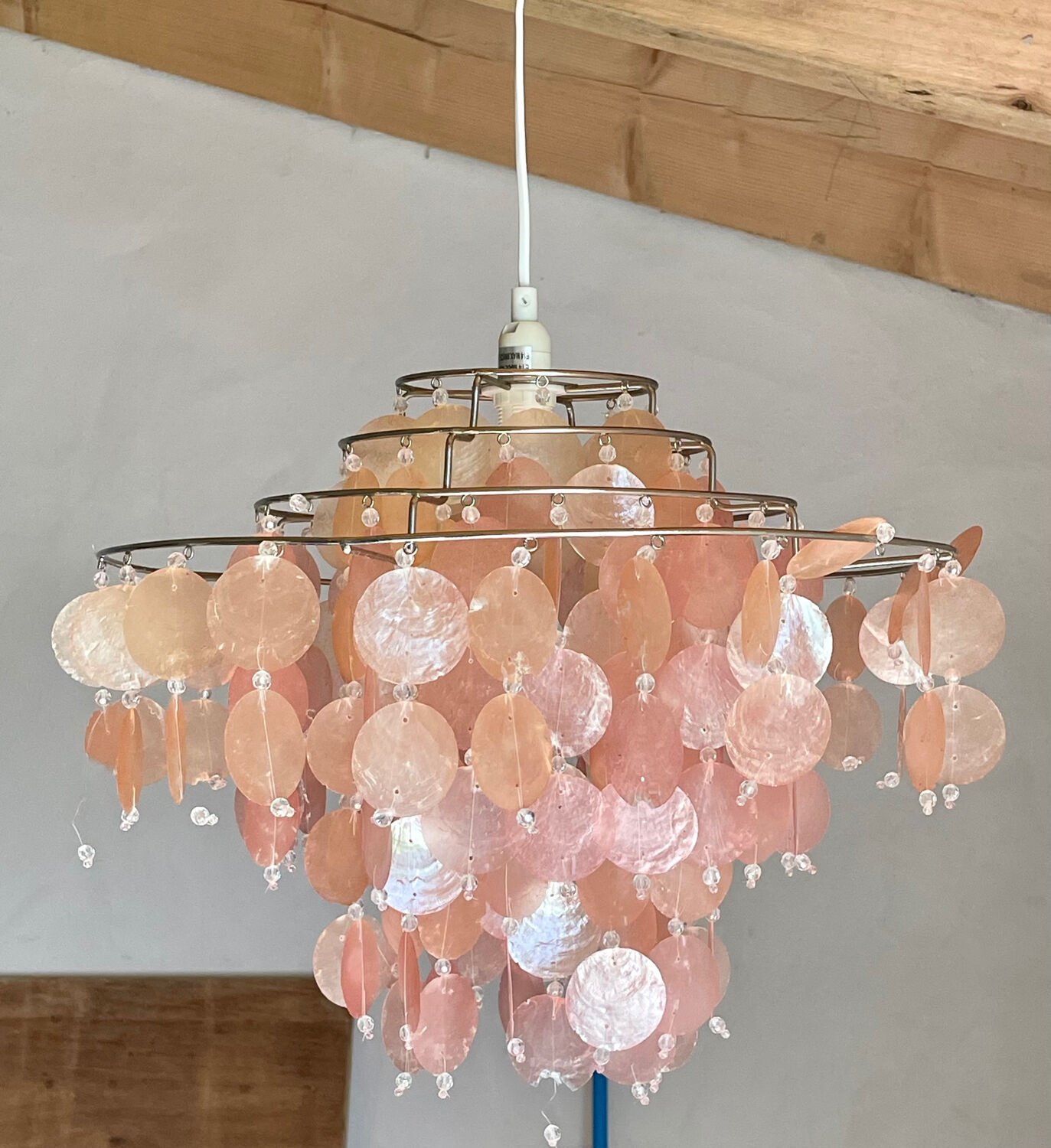 Mother-of-pearl chandelier