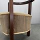 1930s Czech Art Deco Solid Oak Armchair