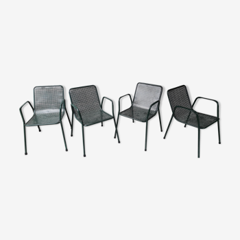 Set of 4 garden chairs
