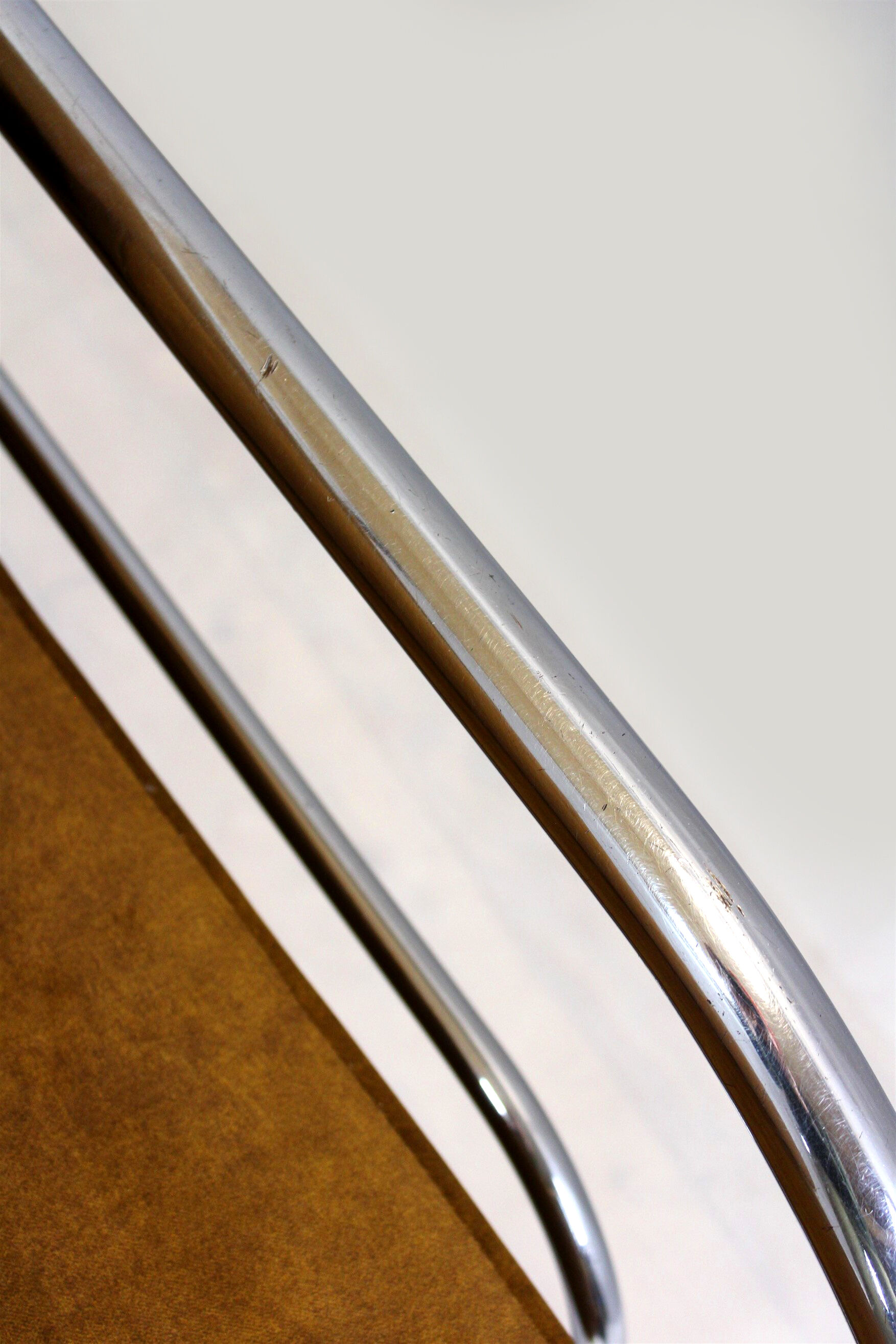 Bauhaus Tubular Chrome Steel Sofa from Hynek Gottwald, 1930s