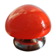 Lampe champignon tactile orange