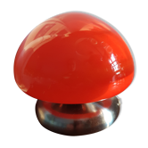 Lampe champignon tactile orange