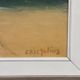 Original Swedish Oil on Canvas – "Farm" by Eric Julius – Signed – Vintage & Framed – 61 × 53 cm (24" × 20.9")