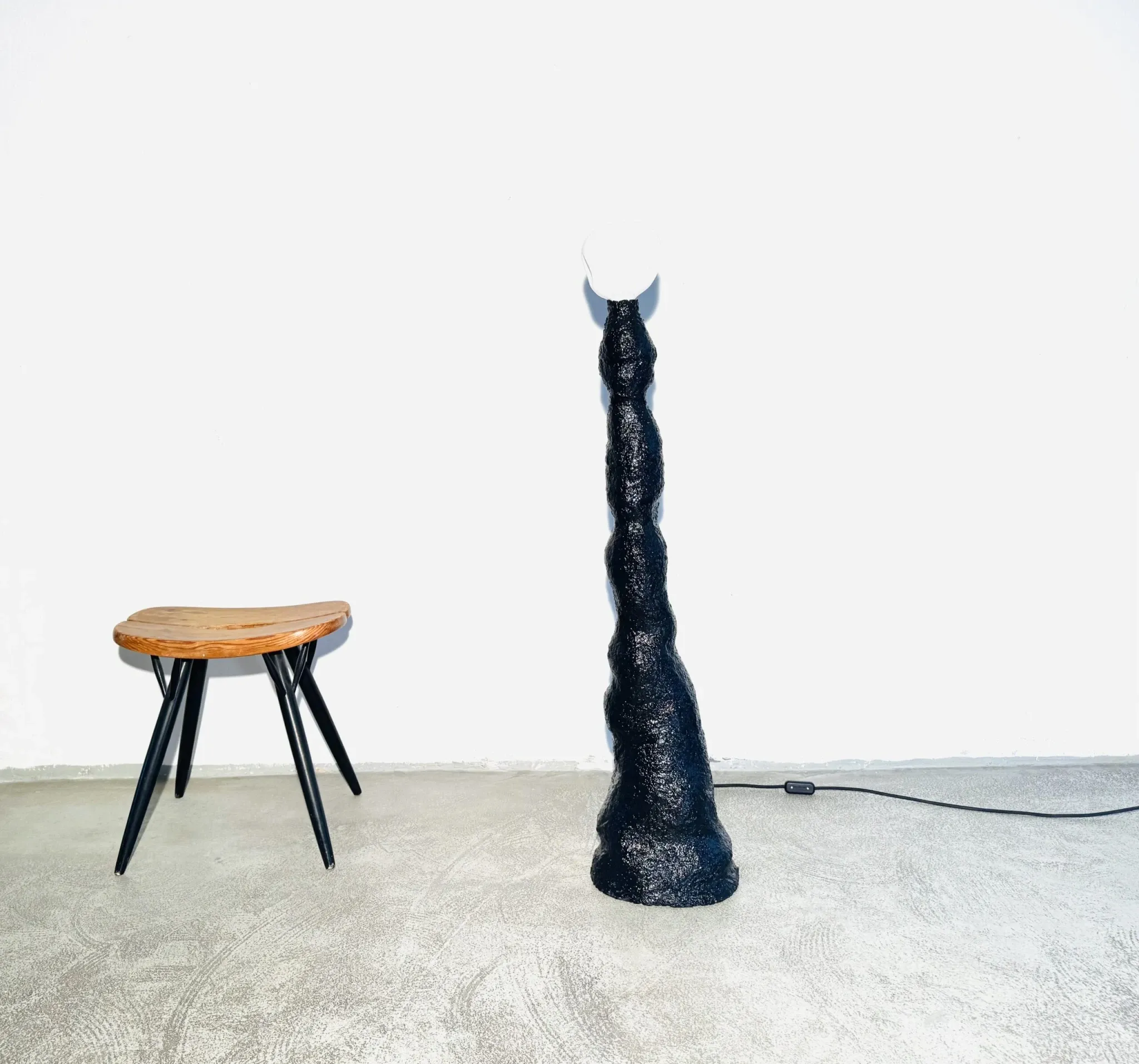 Lampe de sol Black Meteor par Jonathan Bocca pour Job Studio, Italie, 2023