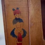 Vintage wooden children's room cabinet