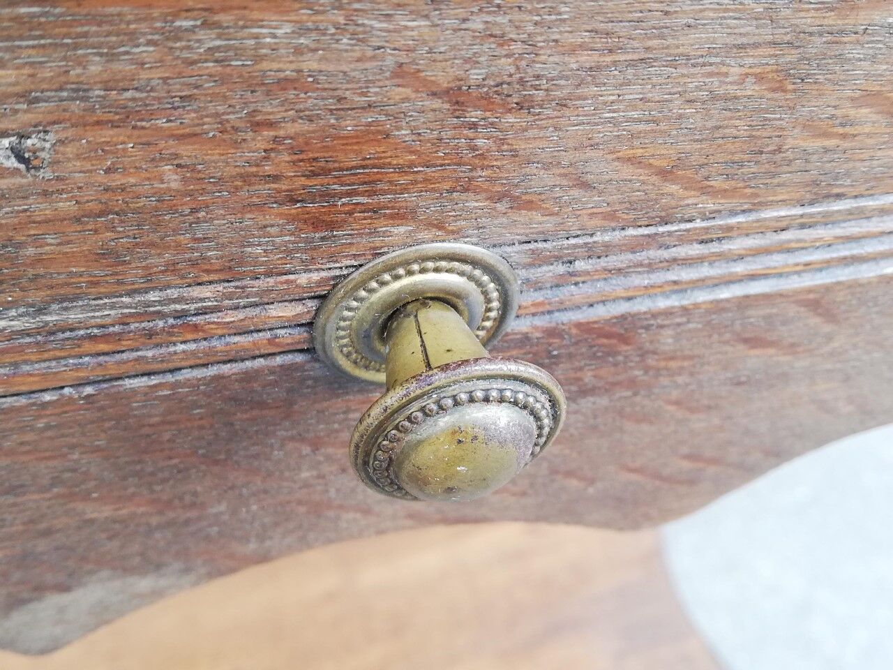 Oak dressing table 1900 Art Nouveau