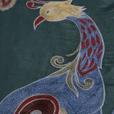 Hand knotted rug, vintage turkish rug 53x184 cm