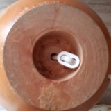 Lampe boule en bois massif