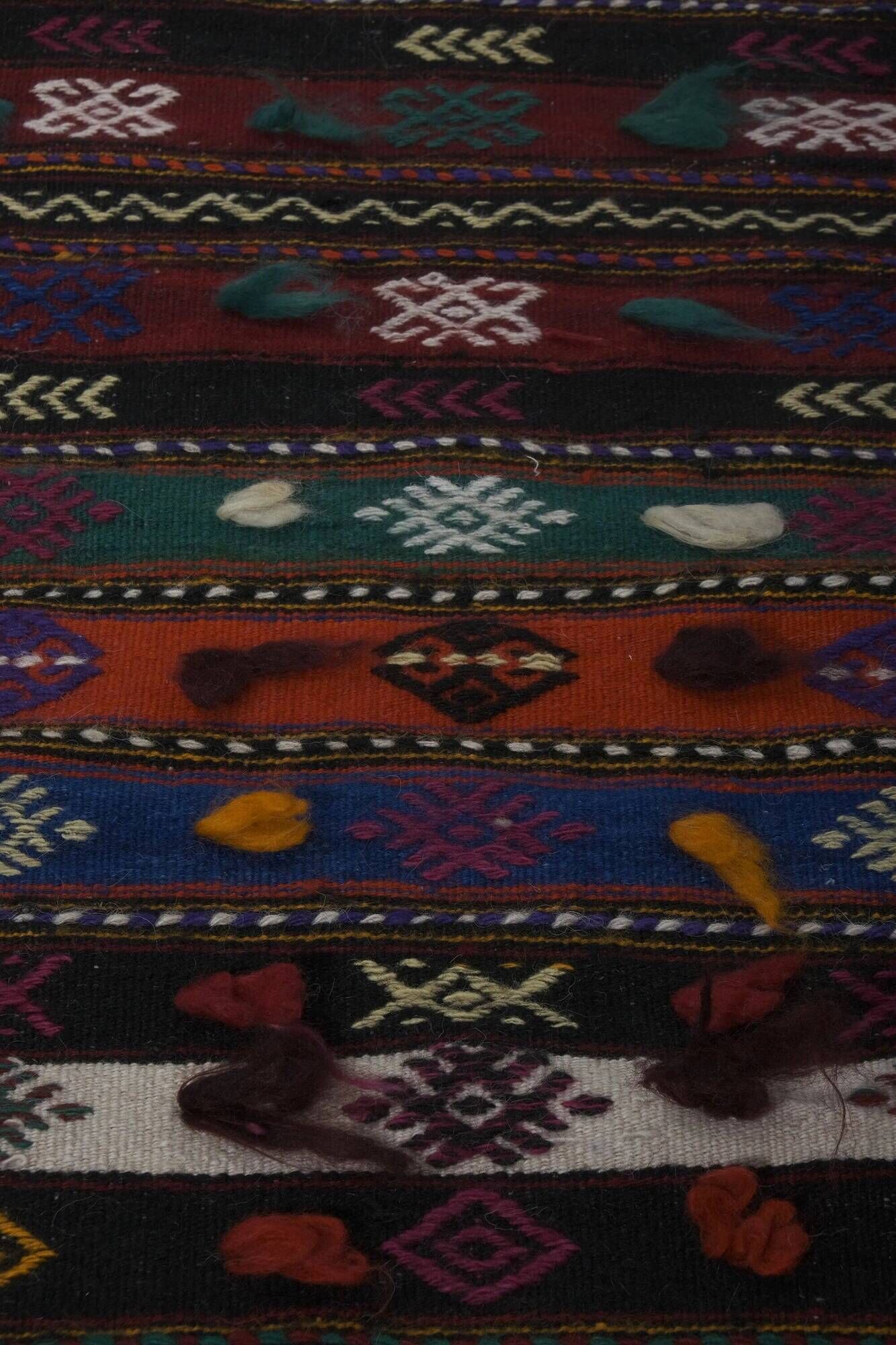 Tapis de couloir turc vintage