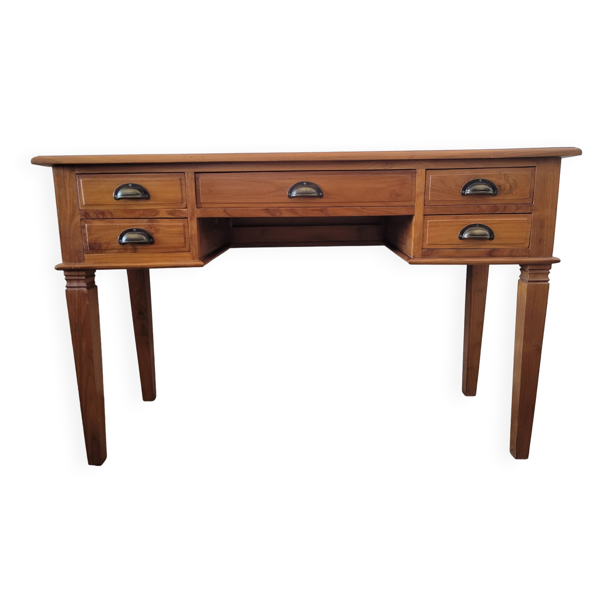 Indonesian teak desk