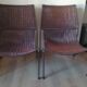 Fauteuils en rotin par Frederick Weinberg