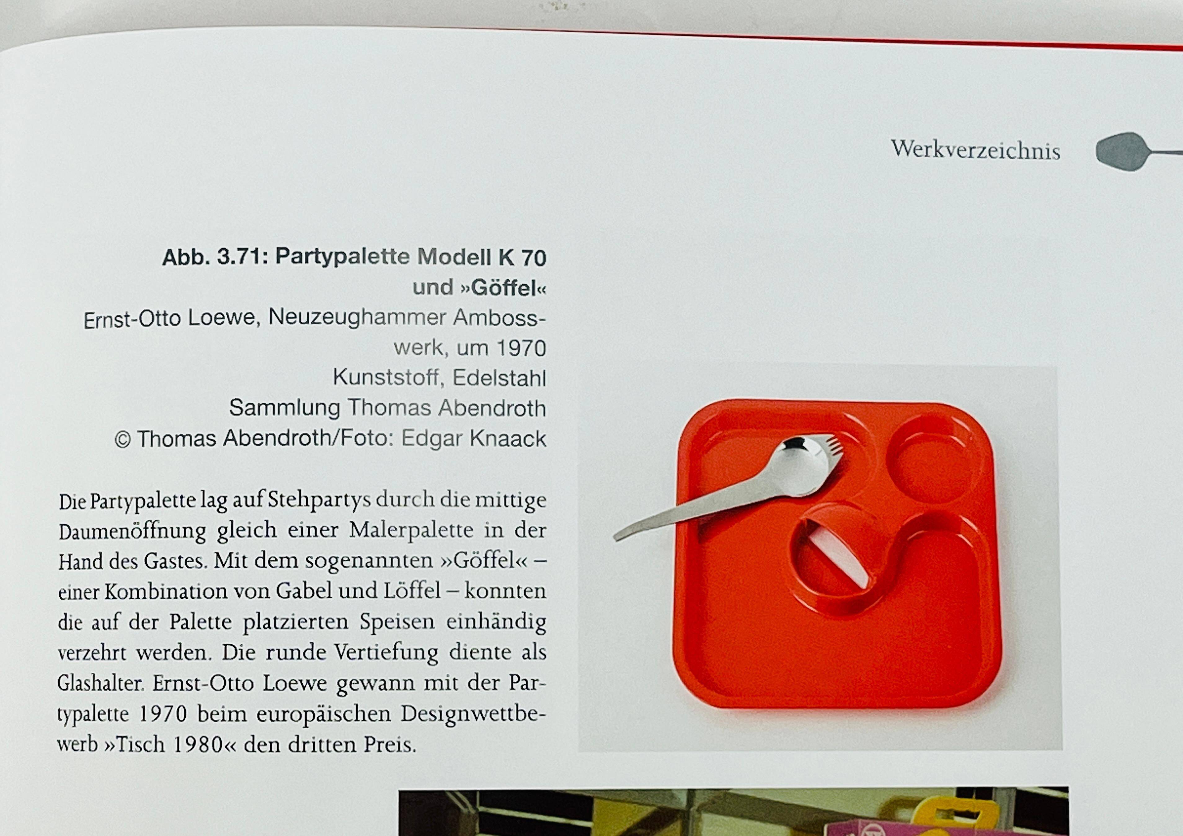 3 sets of Amboss Party Palette & spork, plate & spoon & fork, Austria, 1970s