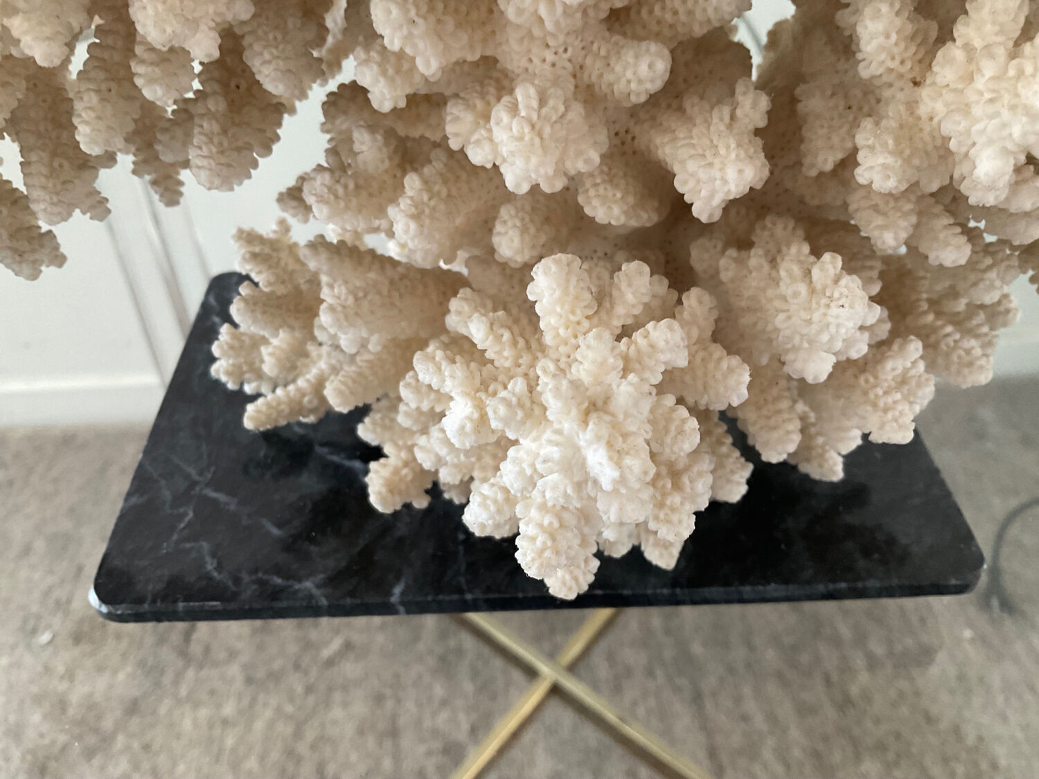 Hollywood Regency coral lamp from the 70s