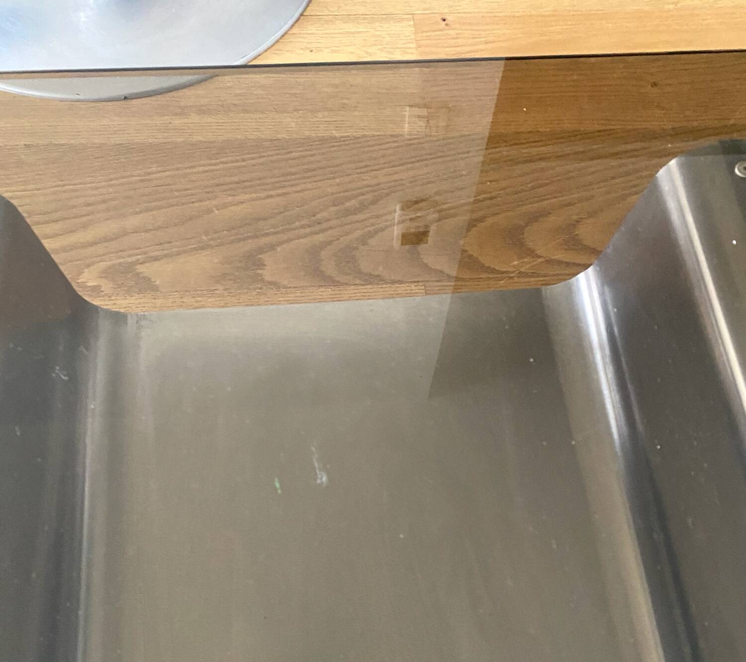 Small Coffee Table Stainless Steel Designer Modern Steel Vintage Glass Furniture