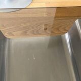 Small Coffee Table Stainless Steel Designer Modern Steel Vintage Glass Furniture