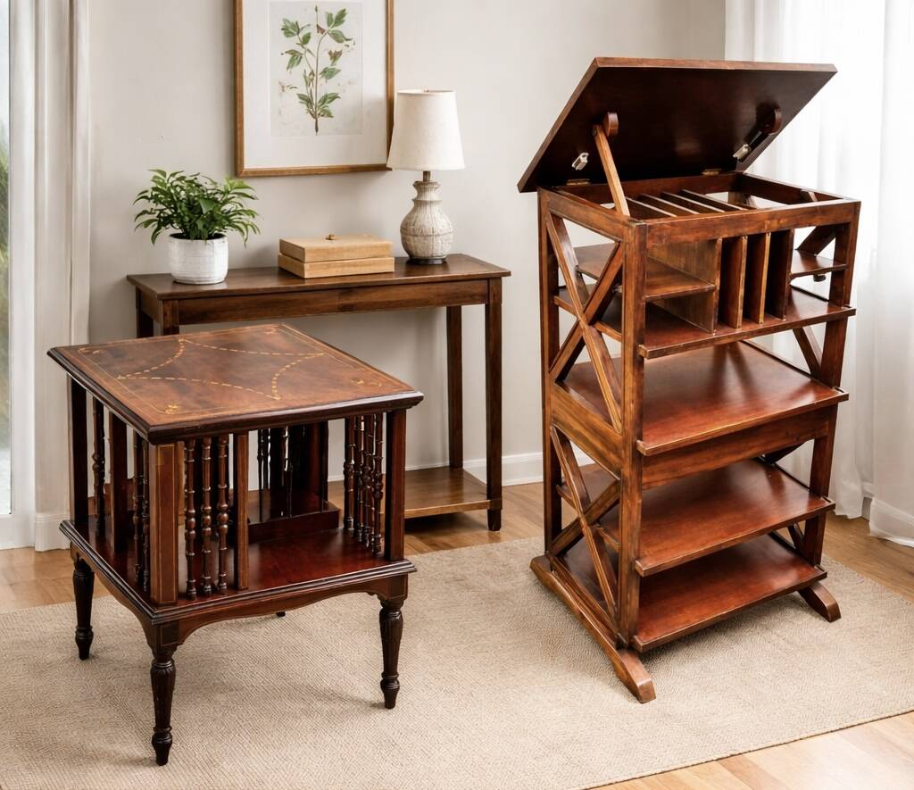 Bibus furniture with an adjustable shelf – vintage library furniture