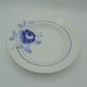 Old flat hollow blue flower decoration