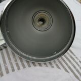 White and chrome industrial suspension