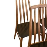 Set of 6 Eva chairs by Niels Koefoed