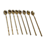Set of 8 long cocktail spoons
