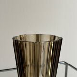 Smoked glass vase