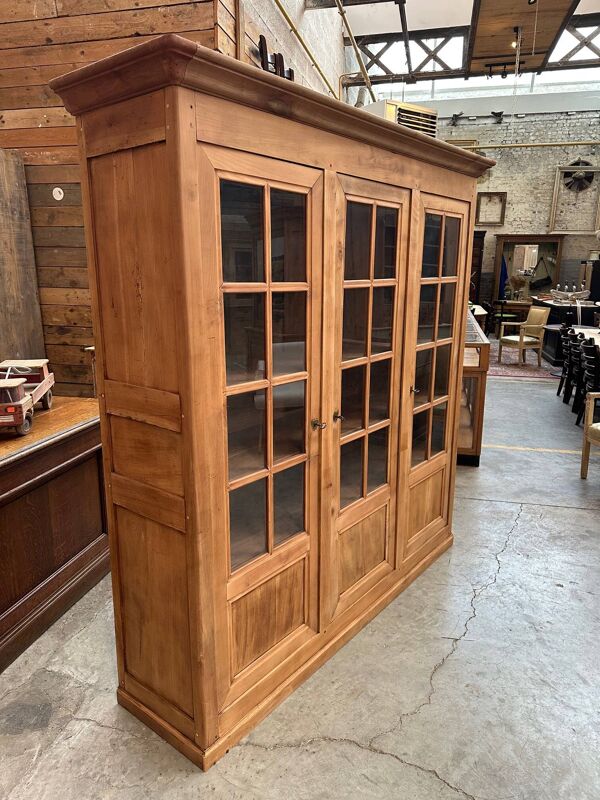 Bibliothèque XIXème en merisier